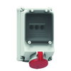 Wandsteckdose TE abgesichert 63A 5p 400V 6h, IP44