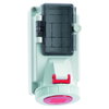 Wandsteckdose Quick-Connect TE, abgesichert 16A 5p 400V 6h, IP67
