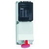 Wandsteckdose TE abgesichert 63A 5p 400V 6h, IP44