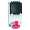 Wandsteckdose Quick-Connect TE, abgesichert 32A 5p 400V 6h, IP44