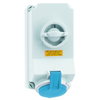 Wandsteckdose TE abschaltbar, verriegelt 16A 4p 230V 9h, IP44
