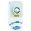 Wandsteckdose TE abschaltbar, verriegelt 16A 4p 230V 9h, IP67