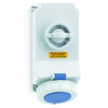 Wandsteckdose TE abschaltbar, verriegelt 32A 3p 230V 6h, IP67