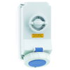 Wandsteckdose TE abschaltbar, verriegelt 32A 3p 230V 6h, IP67