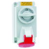 Wandsteckdose TE abschaltbar, verriegelt 16A 4p 400V 6h, IP44