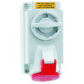 Wandsteckdose TE abschaltbar, verriegelt 16A 5p 400V 6h, IP44