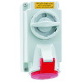 Wandsteckdose TE abschaltbar, verriegelt 16A 5p 400V 6h, IP44