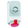 Wandsteckdose TE abschaltbar 16A 7p 400V 6h, IP44