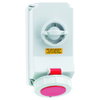 Wandsteckdose TE abschaltbar, verriegelt 16A 7p 400V 6h, IP67