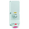 Wandsteckdose TE abschaltbar, verriegelt 125A 4p 400V 6h, IP67