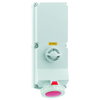 Wandsteckdose TE abschaltbar, verriegelt 125A 5p 400V 6h, IP67
