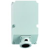 Wandsteckdose TE abschaltbar, verriegelt 125A 4p 500V 7h, IP67