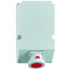 Wandsteckdose TE abschaltbar, verriegelt 125A 5p 400V 6h, IP67