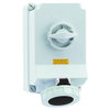 Wandsteckdose TE abschaltbar, verriegelt 63A 4p 500V 7h, IP67