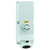 Wandsteckdose TE abschaltbar, verriegelt 125A 4p 500V 7h, IP67