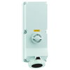 Wandsteckdose TE abschaltbar, verriegelt 125A 4p 500V 7h, IP67