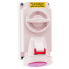 Wandsteckdose TE abschaltbar, verriegelt 16A 5p 400V 6h, IP67