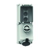 Wandsteckdose TE abschaltbar, verriegelt, abgesichert 16A 4p 500V 7h, IP44