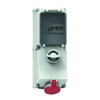 Wandsteckdose TE abschaltbar, verriegelt, abgesichert 63A 5p 400V 6h, IP44