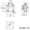 Schutzkontakt-Anbausteckdose GB System 16A 3p 250V IP44