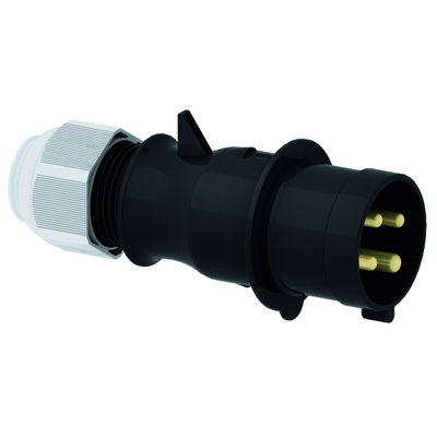 Stecker TLS mit MULTI-GRIP Verschraubung 32A 4p 500V 7h, IP44