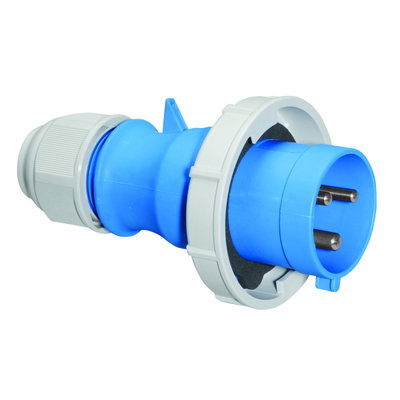 Stecker TLS mit MULTI-GRIP Verschraubung 32A 3p 230V 6h, IP67