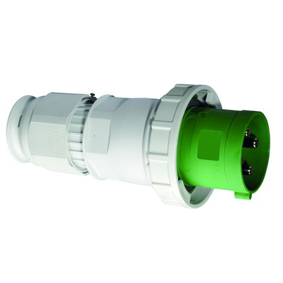 Stecker TE 125A 4p >50V grün >300-500Hz 2h, IP67