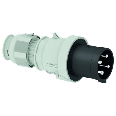 Stecker TE 63A 4p 690V 5h, IP44