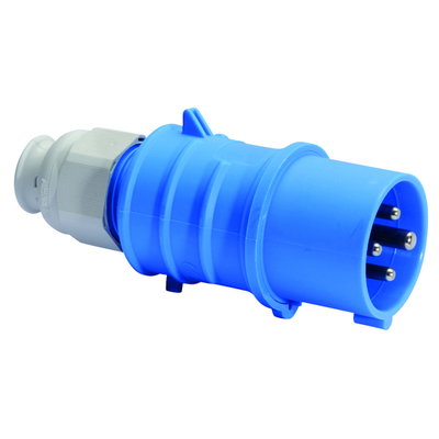 Stecker QUICK-CONNECT TE 16A 4p 230V 9h, IP44