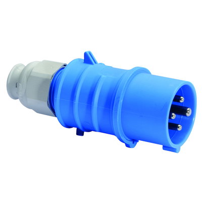 Stecker QUICK-CONNECT TE 32A 4p 230V 9h, IP44