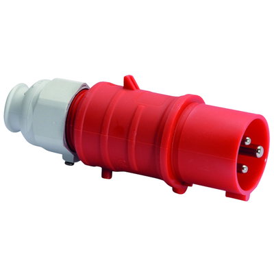 Stecker QUICK-CONNECT TE 16A 3p 400V 9h, IP44