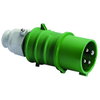 Stecker QUICK-CONNECT TE 16A 4p >50V grün 100-300Hz 10h, IP44