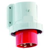 Wandgerätestecker 32A 5p 400V 6h, IP67