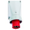 Wandgerätestecker 63A 5p 400V 6h, IP67