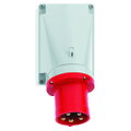 Wandgerätestecker 63A 5p 400V 6h, IP44