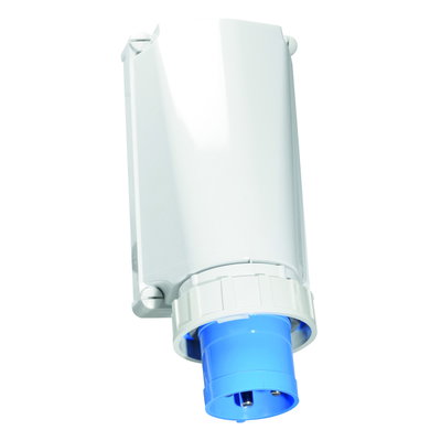 Wandgerätestecker 125A 3p 230V 6h, IP67