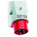 Phasenwender TE als Wandgerätestecker 32A 5p 400V 6h, IP44