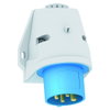 Wandgerätestecker Quick-Connect 16A 4p 230V 9h, IP44