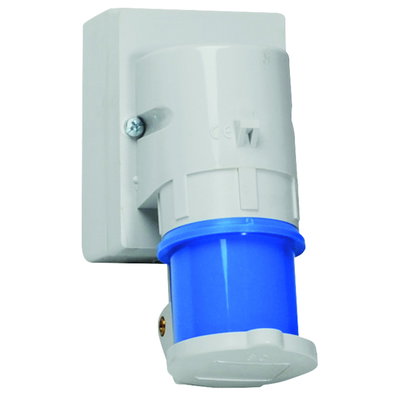 Wandgerätestecker 16A 3p 230V 6h, IP44