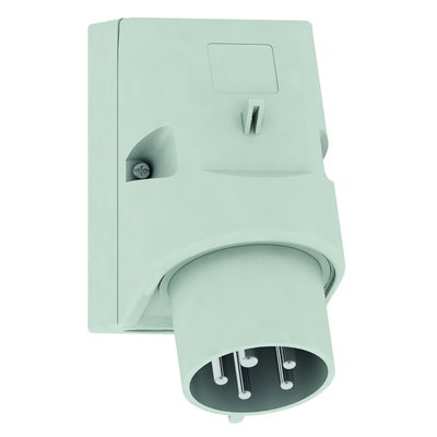 Wandgerätestecker Quick-Connect TE 16A 5p >50V grau 1h, IP44