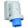 Wandgerätestecker 16A 3p 230V 6h, IP67