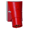 Wandgerätestecker 16A 4p 400V 6h, IP44