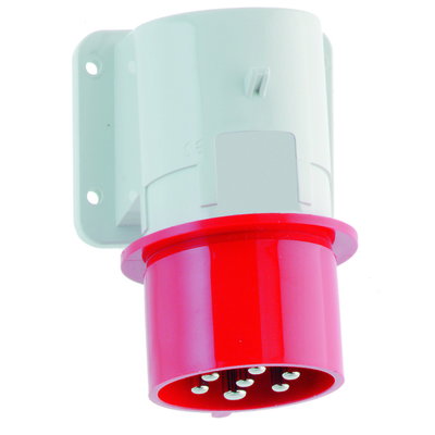 Aufbaugerätestecker TE 16A 7p 400V 6h, IP44