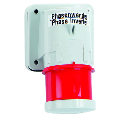 Phasenwender als Aufbaugerätestecker 16A 5p 400V 6h, IP44