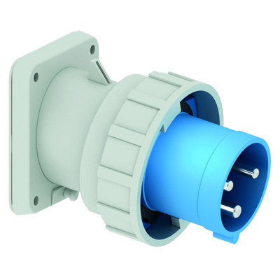 Anbaugerätestecker TE geneigt 63A 3p 230V 6h, IP67