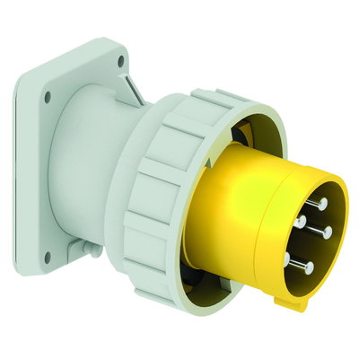Anbaugerätestecker TE geneigt 63A 5p 110V 4h, IP67
