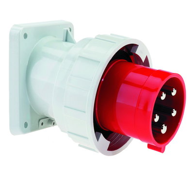 Anbaugerätestecker TE geneigt 63A 5p 400V 6h, IP67