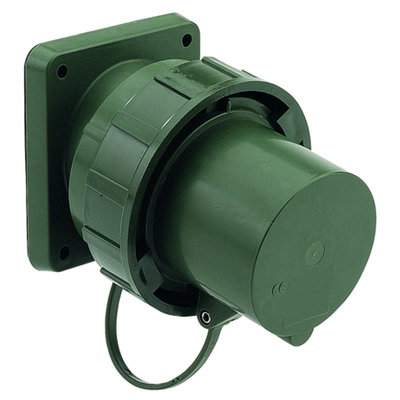 Anbaugerätestecker TN geneigt 63A 5p 400V 6h, IP67