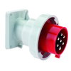 Anbaugerätestecker TE geneigt 32A 7p 400V 6h, IP67