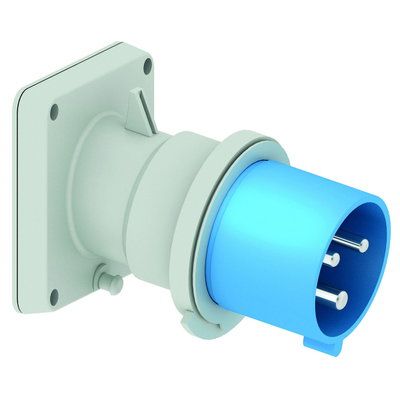 Anbaugerätestecker Quick-Connect TE geneigt 32A 3p 230V 6h, IP44